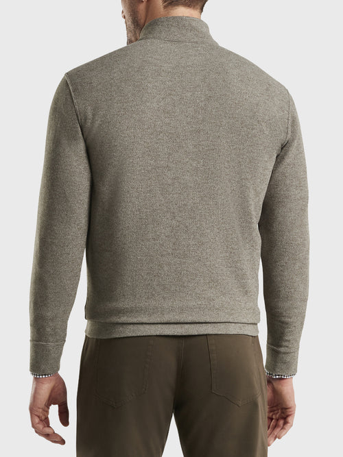 Peter Millar Crown Men's Arnie Fleece Quarter-Zip Pullover Sweater