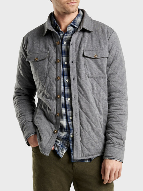 Peter Millar Mountainside Men's Cotton-Cashmere Shirt Jacket