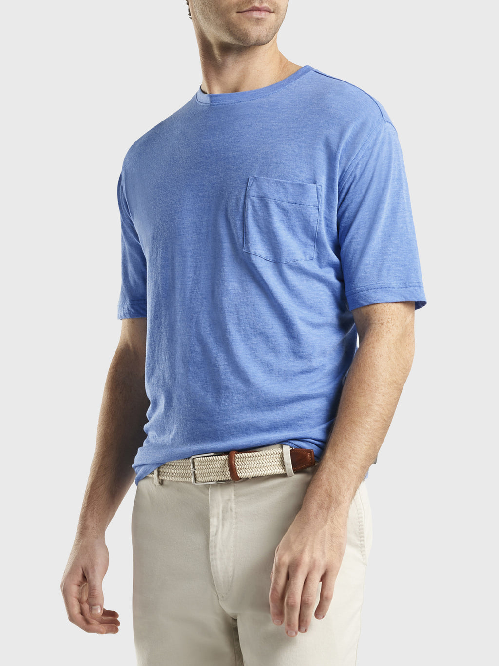 Peter Millar Seaside Men's Summer Soft Pocket Tee - Saint Bernard