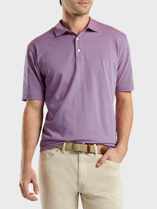 Peter Millar Seaside Men's Wanaka Aqua Cotton Polo