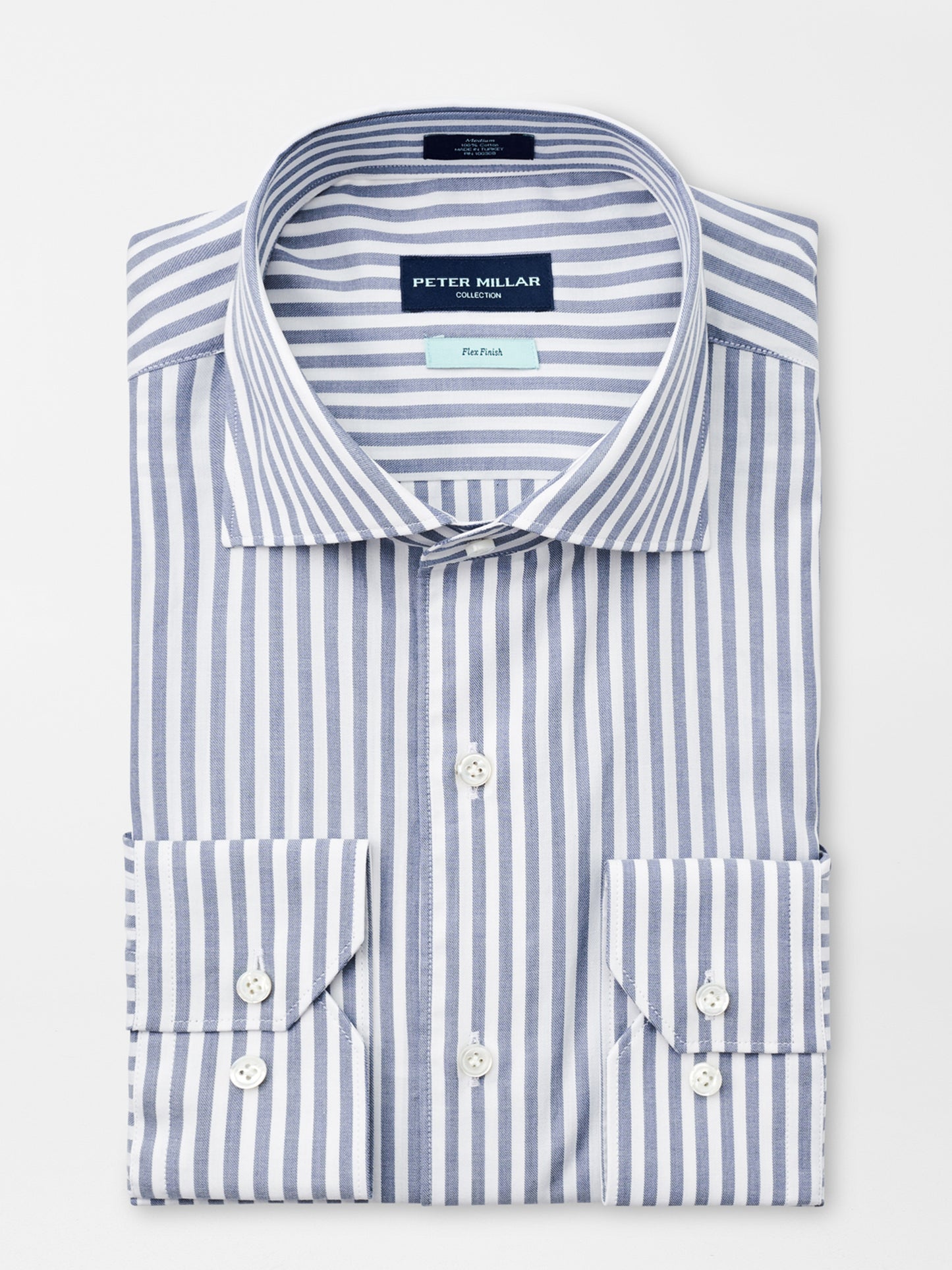 Peter Millar Collection Men's Winter Soft stripe Cotton Sport Shirt