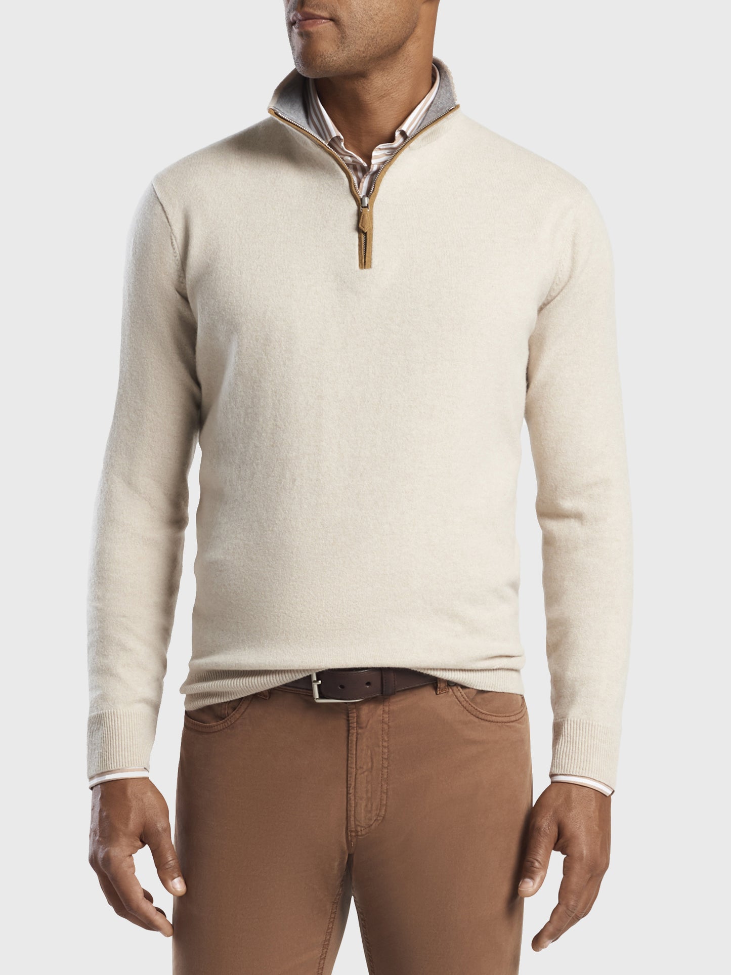 Peter Millar Men's Artisan Crafted Cashmere Quarter-Zip Pullover Sweater
