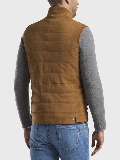 Peter Millar Collection Men's Excursionist Flex Channel-Stitch Vest