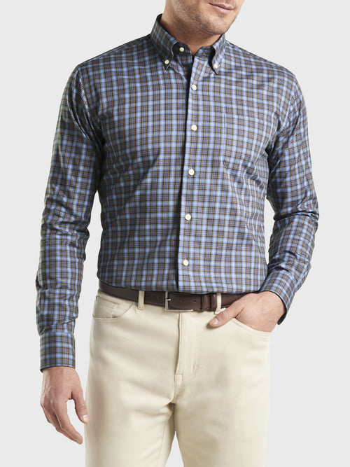Peter Millar Crown Men's Crown Ease Drake Sport Shirt