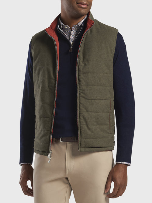 Peter Millar Crown Men's Reversible Flannel Vest
