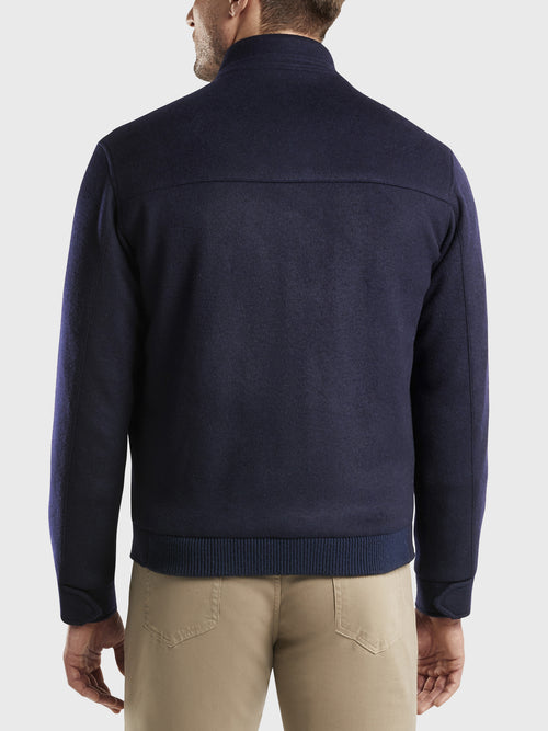 Peter Millar Crown Men's Crown Flex-Fleece Bomber