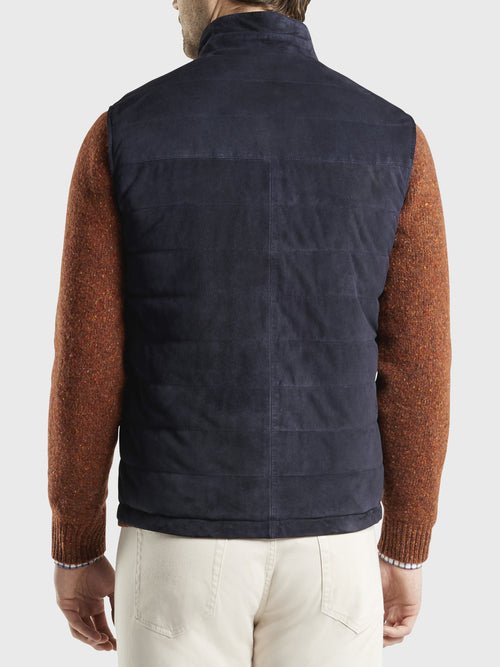 Peter Millar Crown Men's Suede Vest