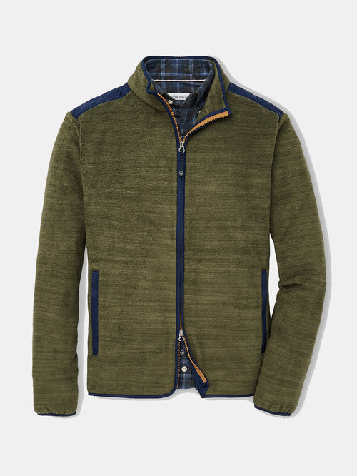 Peter Millar Mountainside Men's Sherpa Fleece Jacket