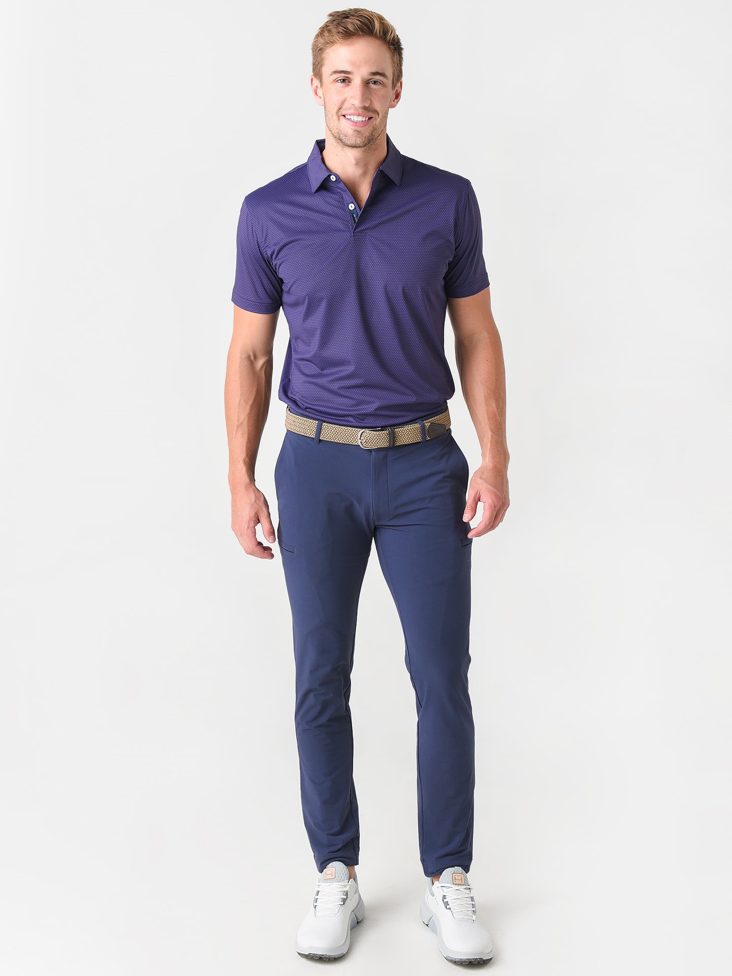 Peter Millar Crown Sport Skull Camo 5 Pocket Golf Pants ⛳️ 38 x 34 ⛳️ Blue  Polo