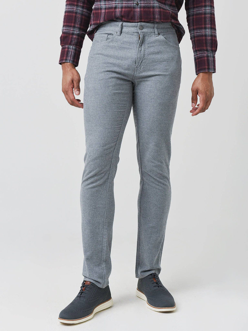Peter Millar Crown Men's Cotton Flannel Five-Pocket Pant - Saint Bernard