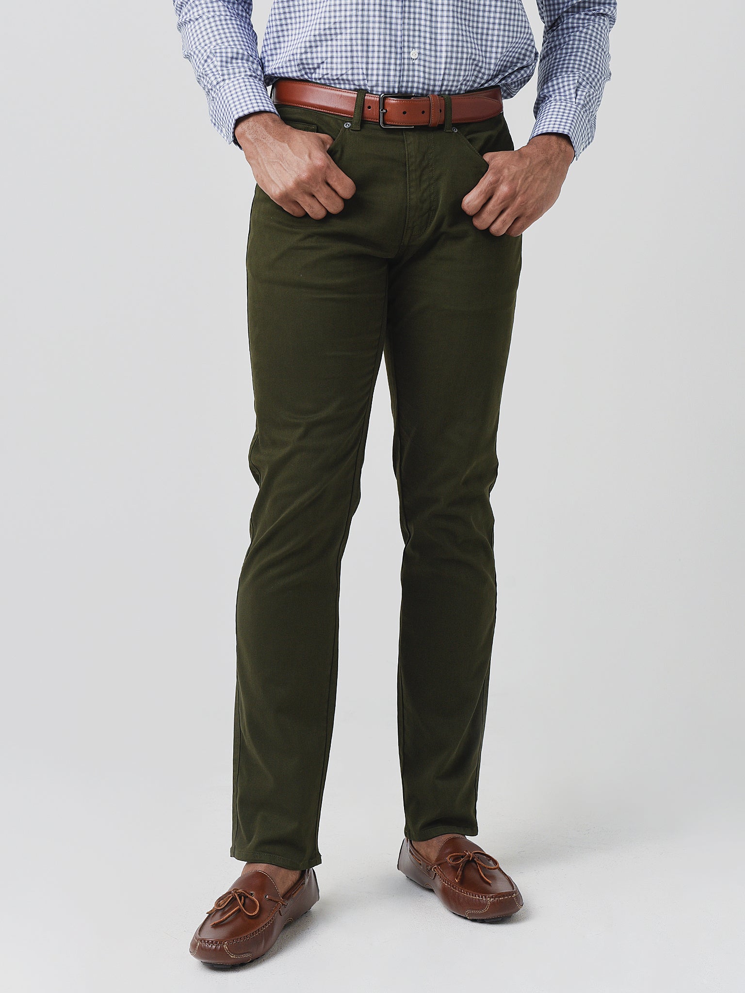 Peter Millar Crown Men's Ultimate Sateen Five-Pocket Pant - Saint Bernard