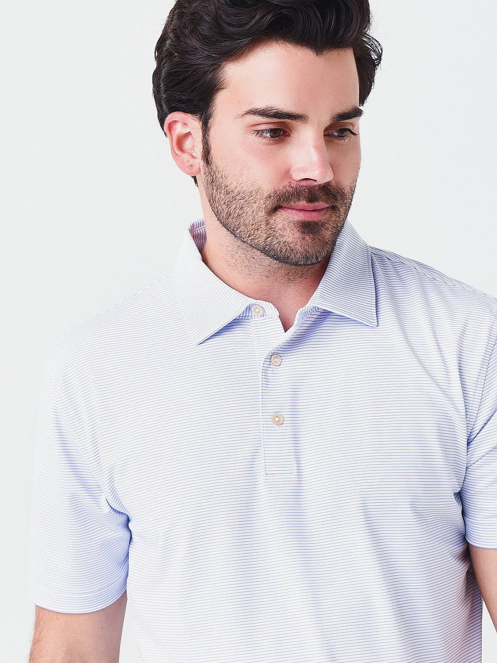 Peter Miller Crown Sport Men's Halford Performance Jersey Polo - Saint Bernard