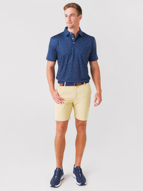 Peter Millar Crown Sport Men's Sun Performance Jersey Polo