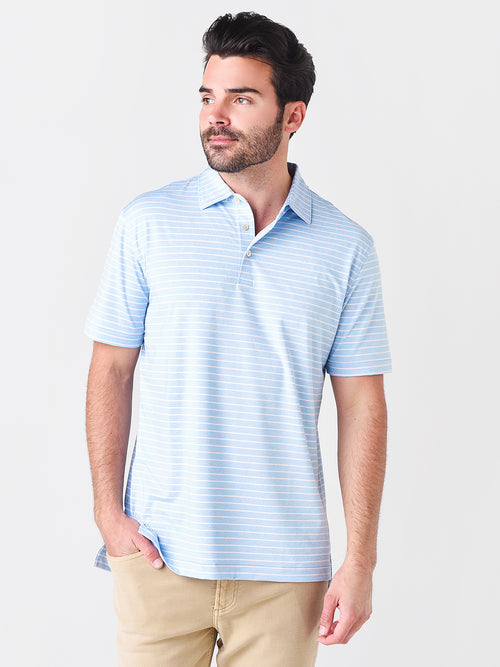 Peter Millar Crown Sport Men's News Performance Jersey Polo