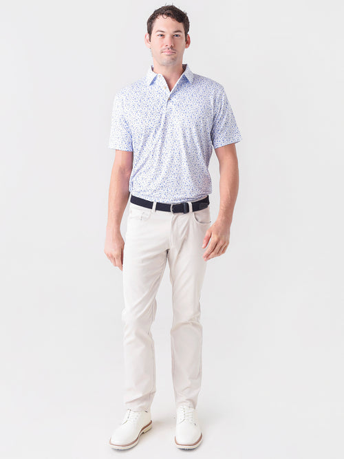 Peter Millar Crown Sport Men's Sawyer Performance Jersey Polo