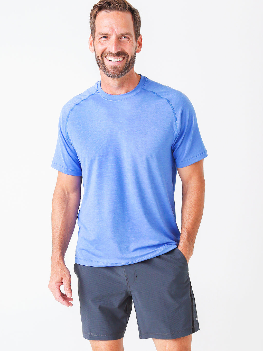Peter Millar Active Men's Apollo Performance T-Shirt - Saint Bernard