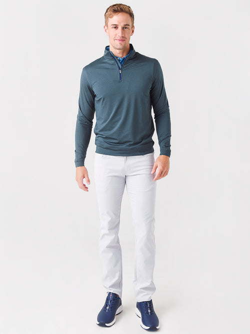Peter Millar Crown Sport Men's Perth Performance Melange Quarter-Zip