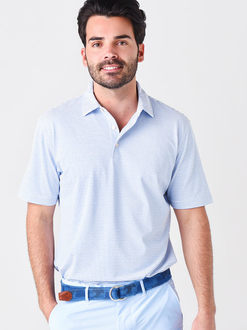 Peter Millar Crown Sport Men's Grace Performance Mesh Polo