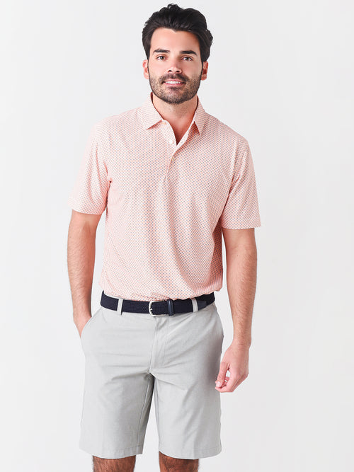 Peter Millar Crown Sport Men's Roanoke Performance Mesh Polo