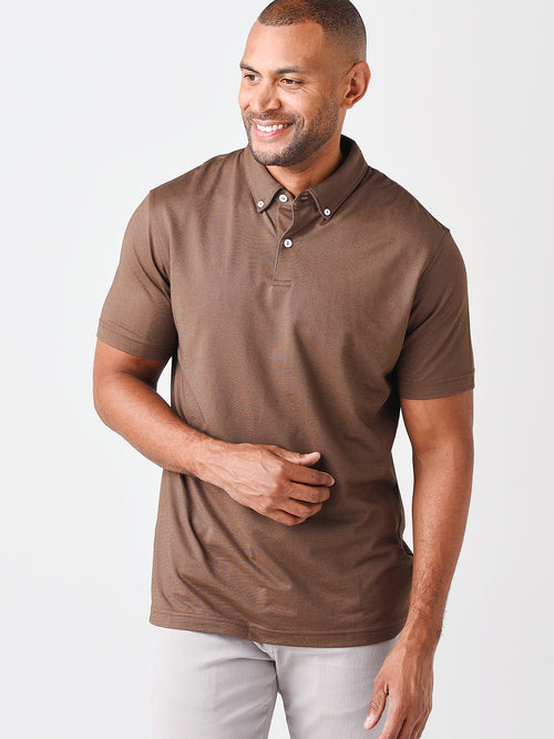 Peter Millar Crown Crafted Men's Ace Cotton-Blend Piqué Polo