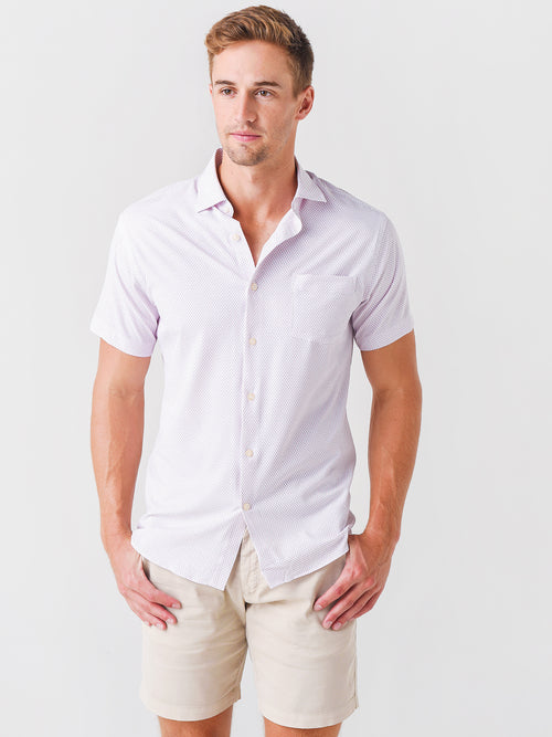 Peter Millar Crown Sport Men's Summer Performance Twill Sport Shirt