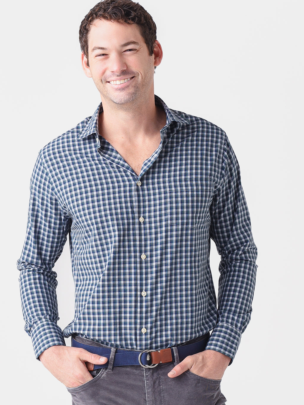 Peter Millar Crown Sport Men's Morden Performance Poplin Sport Short - Saint Bernard