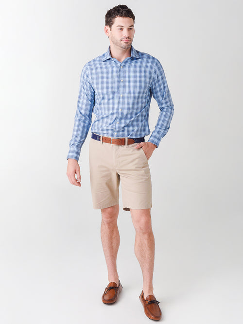 Peter Millar Crown Men's Dipper Performance Sport Shirt