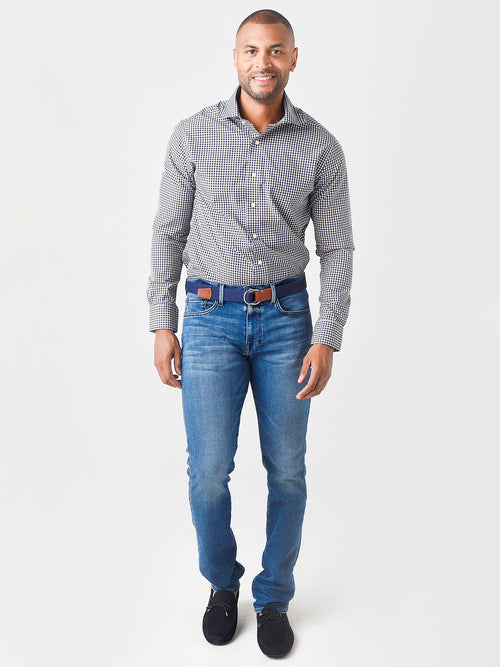 Peter Millar Crown Crafted Men's Trummy Performance Poplin Sport Shirt