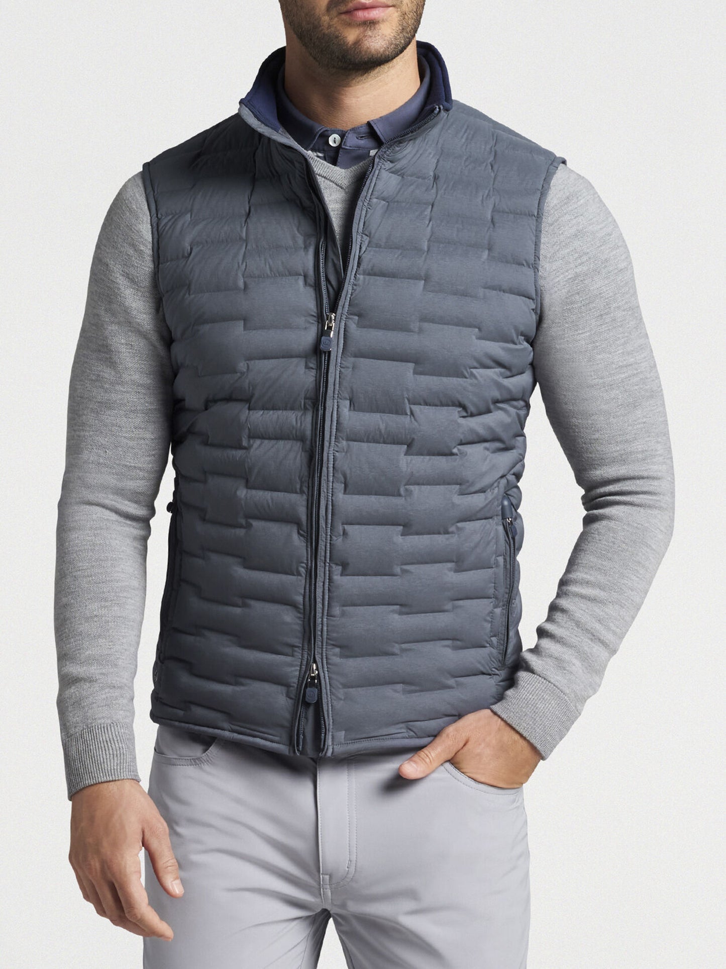Peter Millar Crown Crafted Blaze Insulated Vest - Saint Bernard