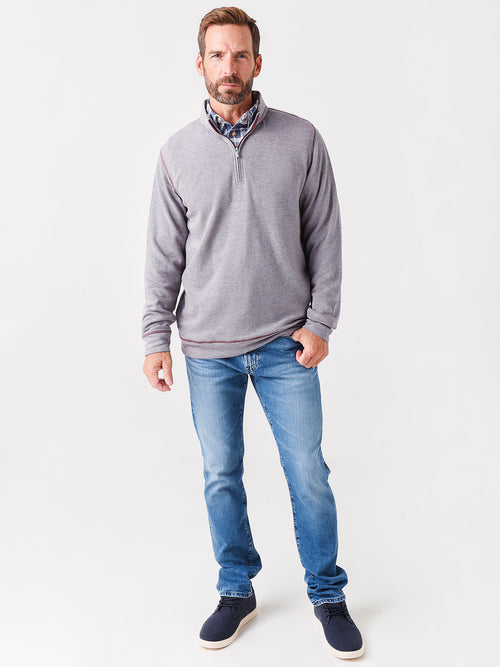 Peter Millar Crown Men's Comfort Ottoman Interlock Quarter-Zip