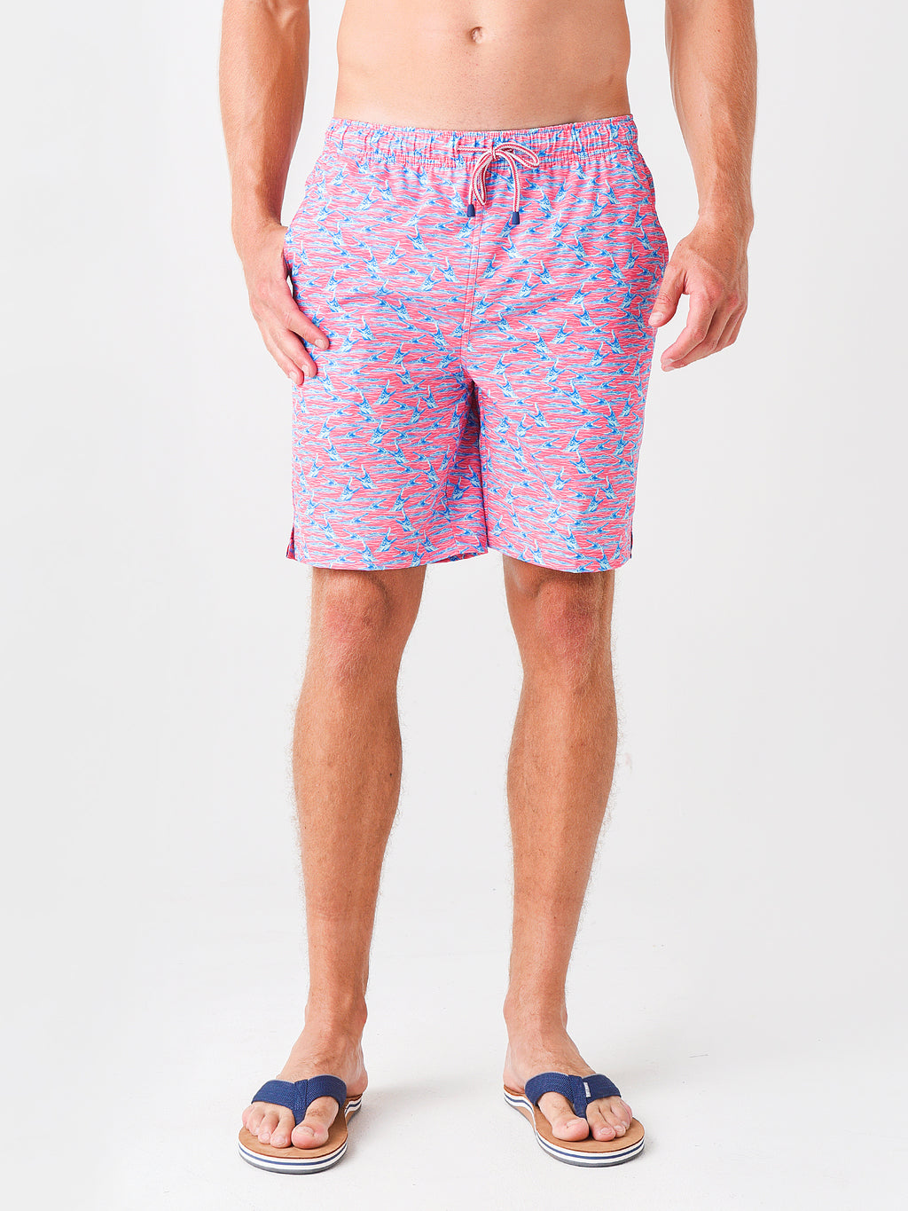 Peter Millar Seaside Men's Gators Bait Swim Trunk - Saint Bernard