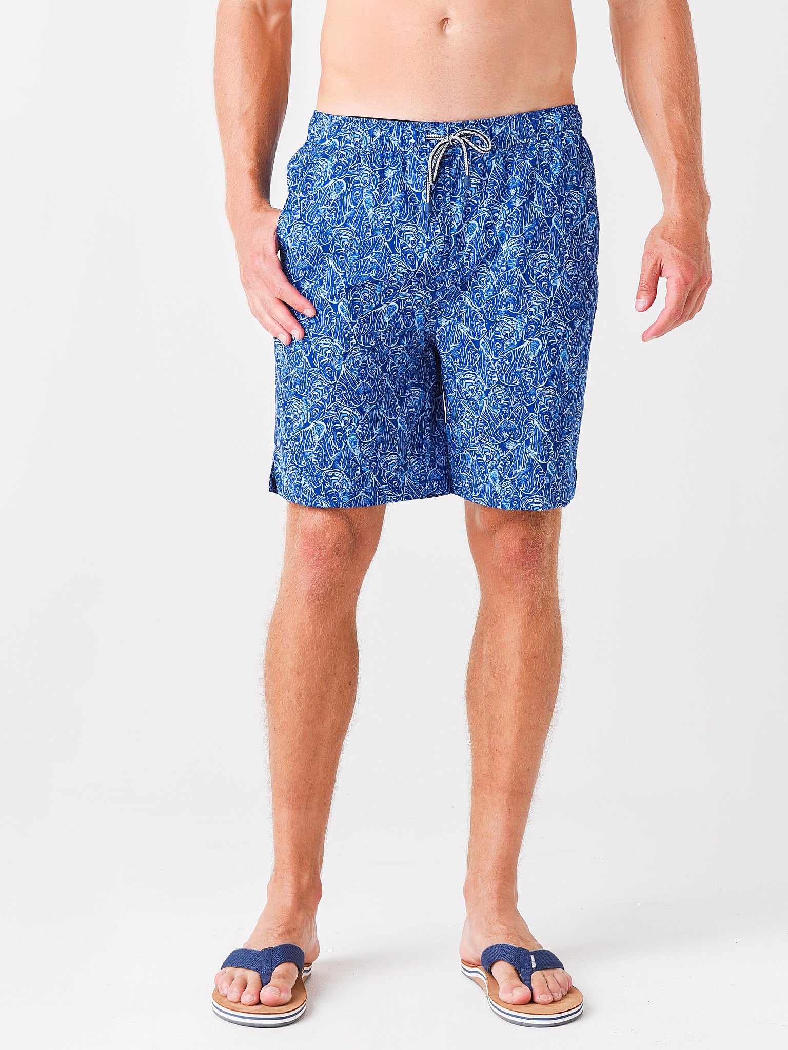 Peter Millar Seaside Men's Angelfish Swim Trunk - Saint Bernard
