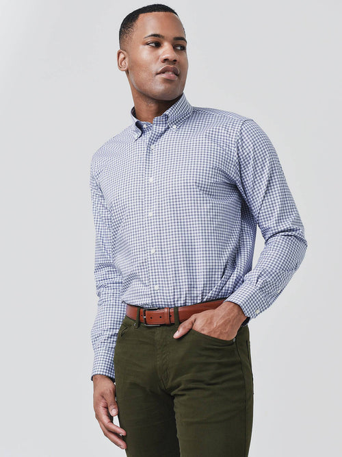 Peter Millar Collection Men's Ridgeline Check Sport Shirt