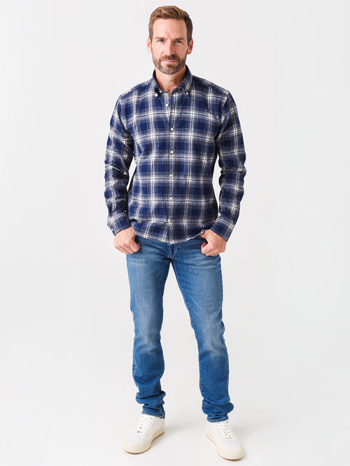 Peter Millar Collection Men's Vega Japanese Flannel Sport Shirt