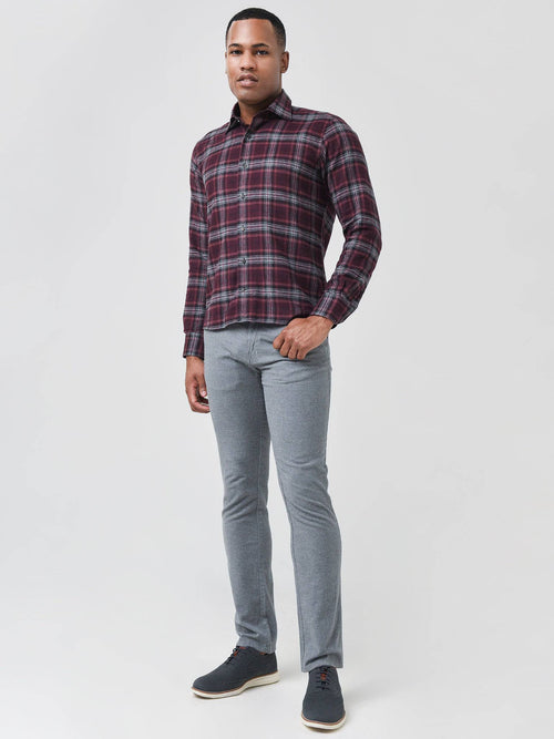 Peter Millar Collection Men's Mountain Run Japanese Flannel Sport Shirt