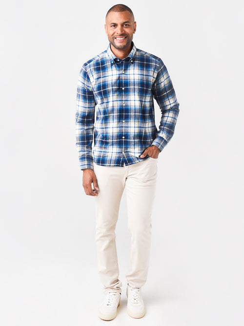 Peter Millar Men's Collection Alps Japanese Flannel Sport Shirt