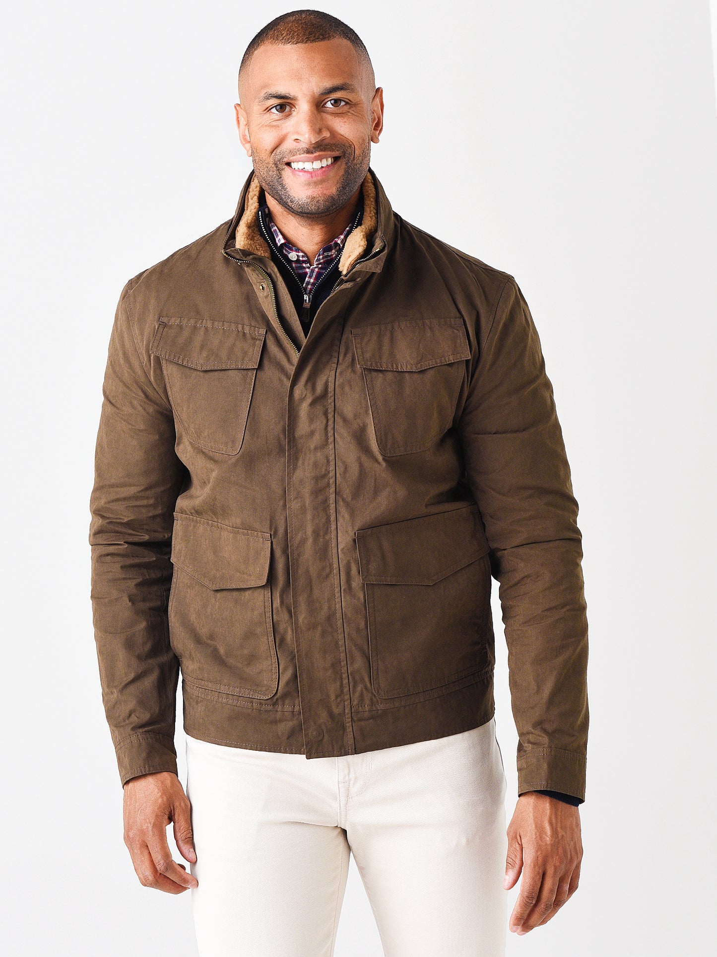 Peter Millar Men's Collection Endless Horizon Bomber Jacket - Saint Bernard