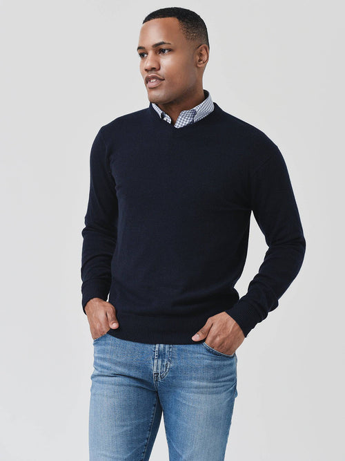 Peter Millar Crown Men's Comfort Cashmere V-Neck Sweater