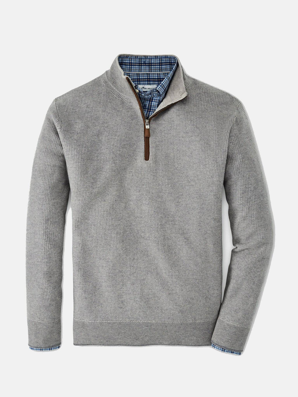 Peter Millar Crown Men's Wool Cashmere Quarter-Zip Pullover - Saint Bernard