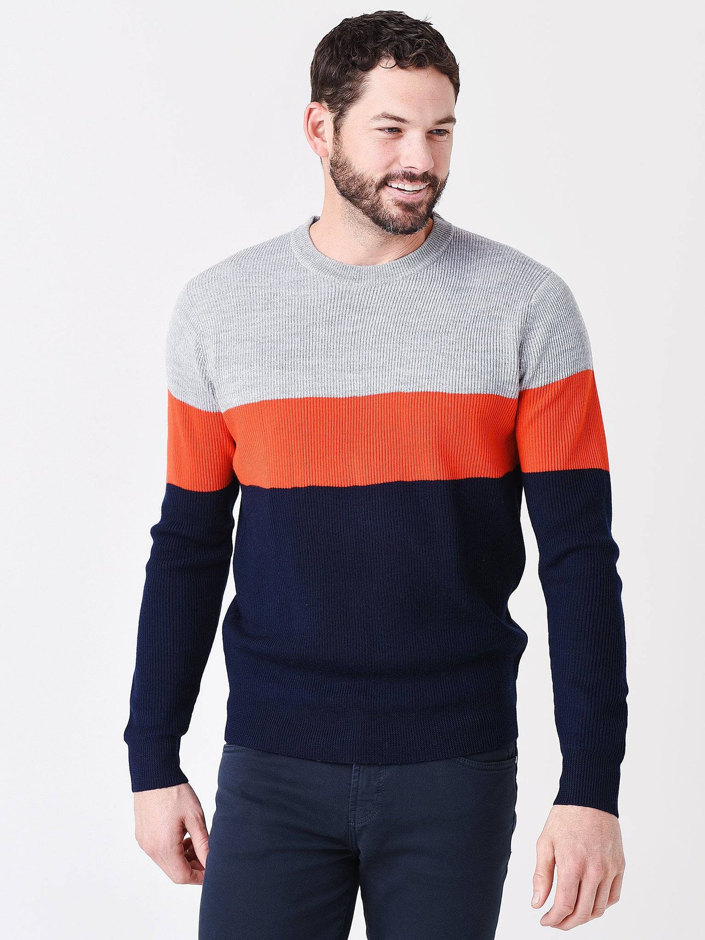 Peter Millar Crown Men's Après Ski Crew Sweater - Saint Bernard
