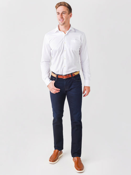 Peter Millar Crown Men's Crown Comfort Merritt Knit Sport Shirt