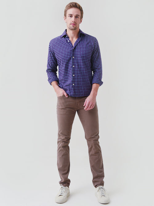Peter Millar Crown Men's Autumn Soft Camrose Cotton Sport Shirt