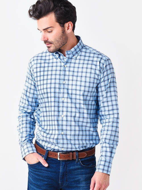 Peter Millar Crown Men's Lite Parksville Cotton Sport Shirt
