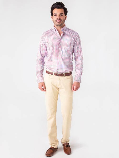 Peter Millar Men's Crown Lite Nelson Cotton-Blend Shirt