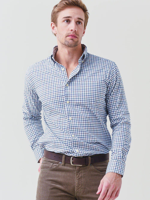 Peter Millar Crown Men's Richmond Cotton-Blend Sport Shirt