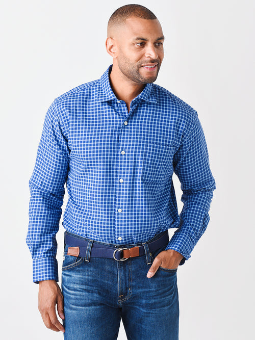 Peter Millar Crown Men's Halton Cotton Sport Shirt