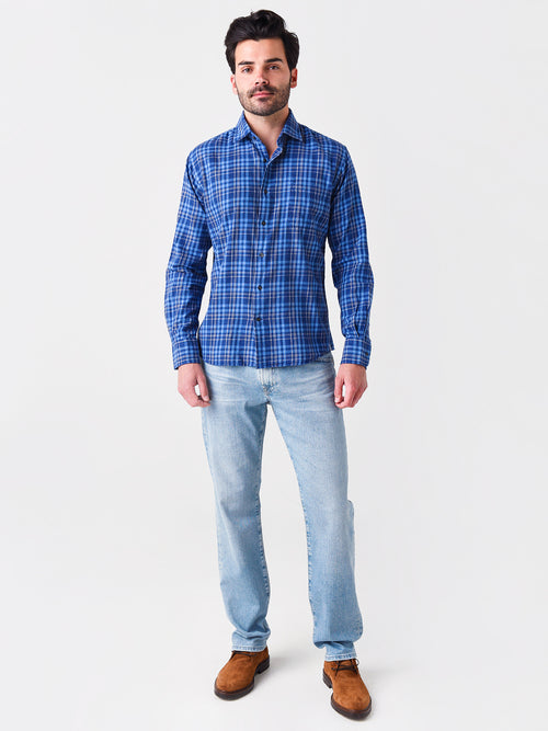Peter Millar Crown Men's Thetford Mines Cotton Sport Shirt