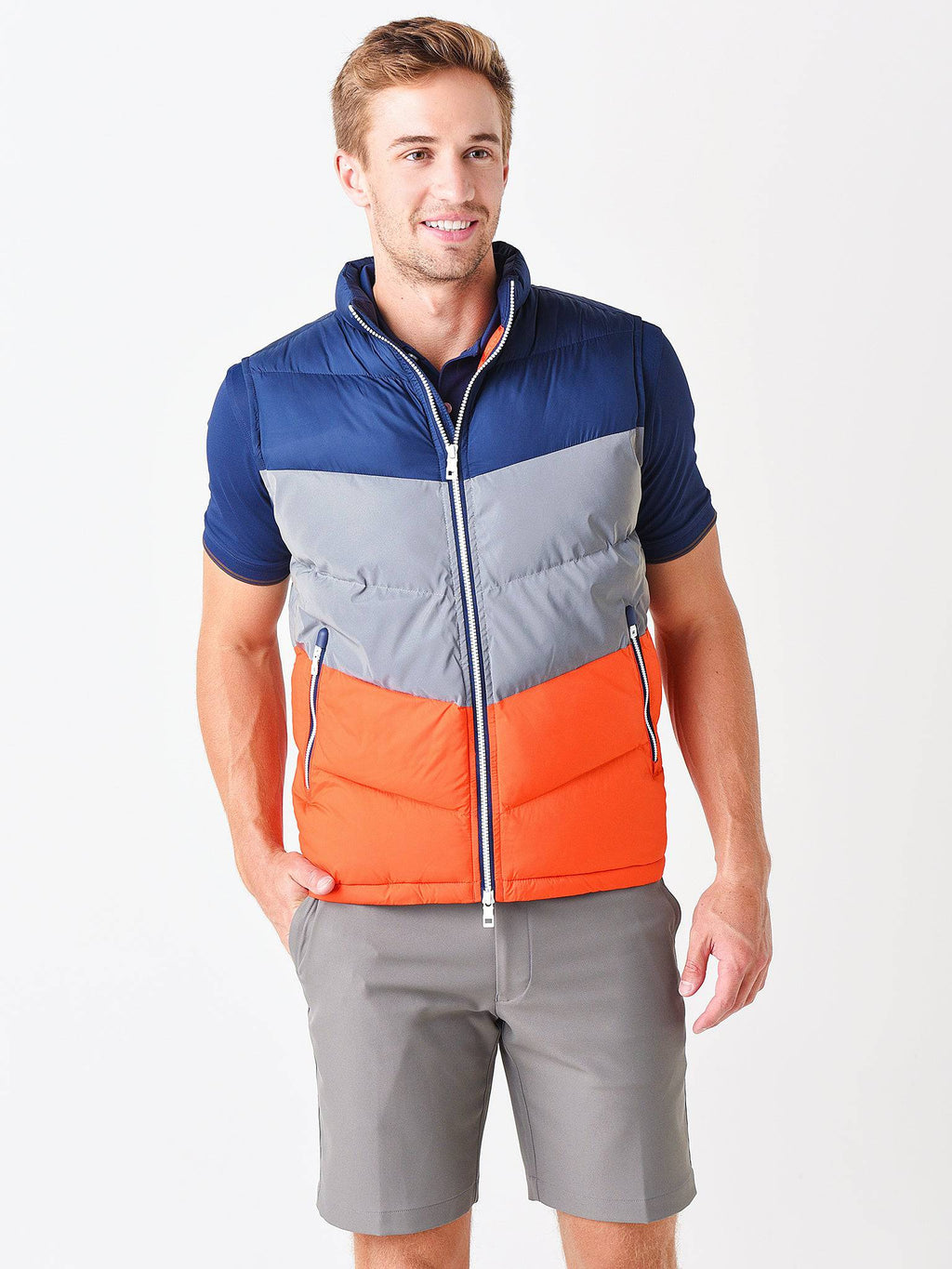 Peter Millar Crown Men's Après Ski Vest - Saint Bernard