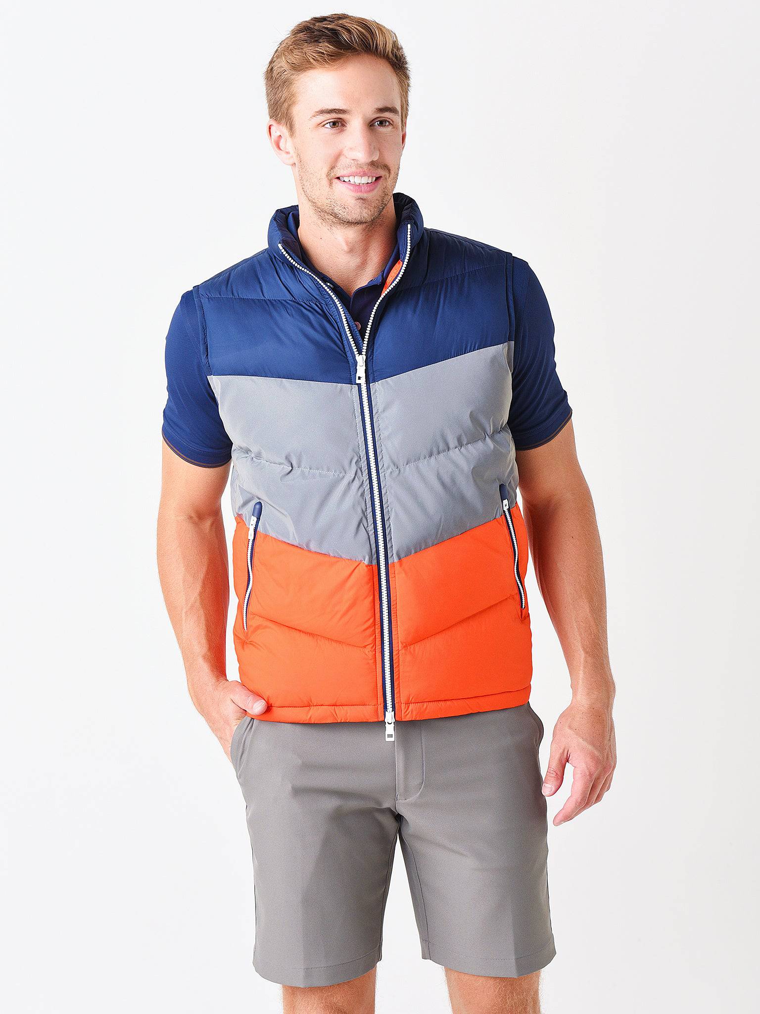 Peter Millar Crown Men's Après Ski Vest - Saint Bernard