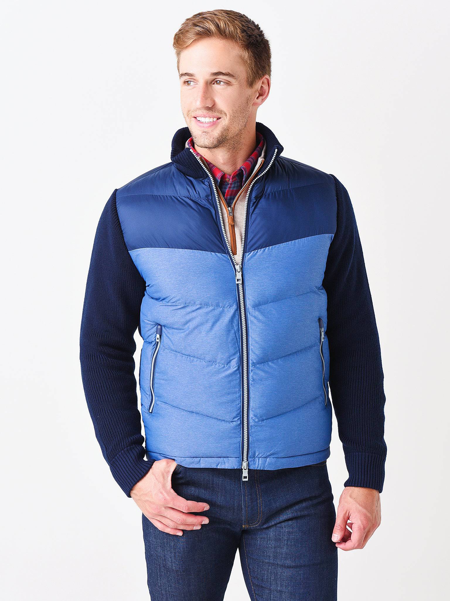 Peter Millar Crown Men's Après Ski Cardigan - Saint Bernard
